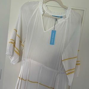 Draper James 3/4 Sleeve summer dress, size M. Tie at waist, never worn, tags on